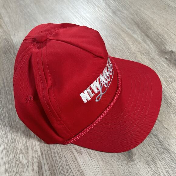 Vintage New Mexico Lobos Hat Strapback College Youngan Red Rope Cap - Picture 7 of 8